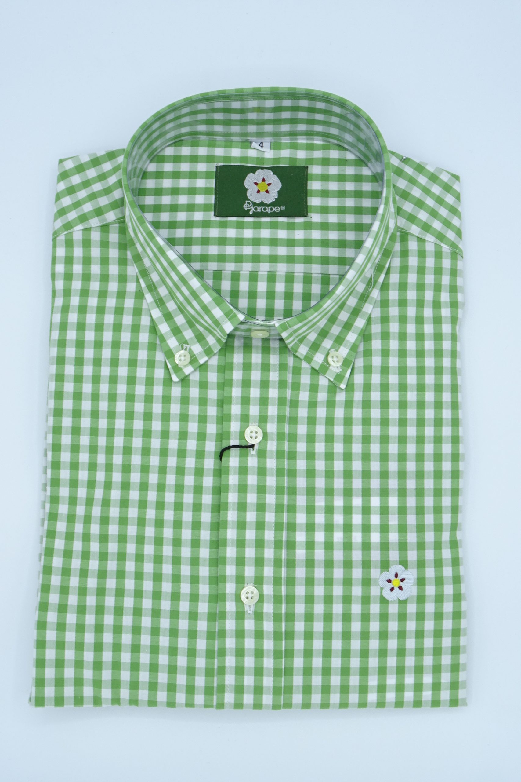 Camisa de Hombre Cuadros Grandes Verde – Pejarape - Imagen 2