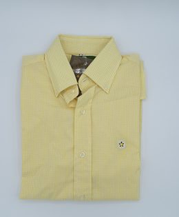  Camisa de Hombre Cuadros Vichy Amarilla – Pejarape