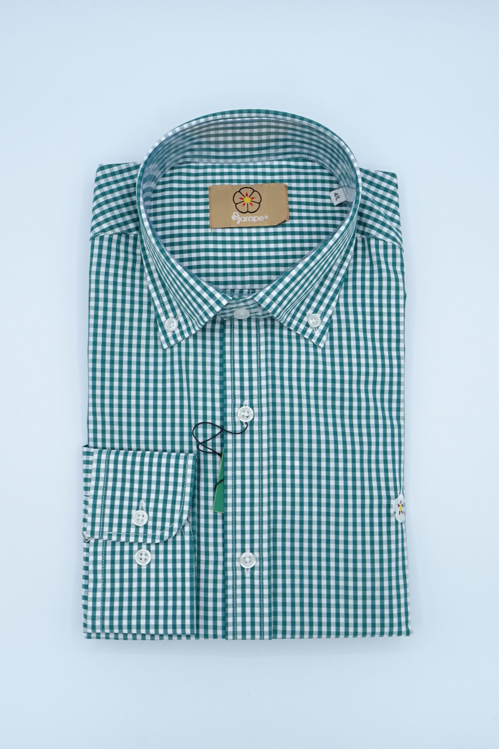 Camisa de Hombre Cuadros Vichy Verde – Pejarape - Imagen 2