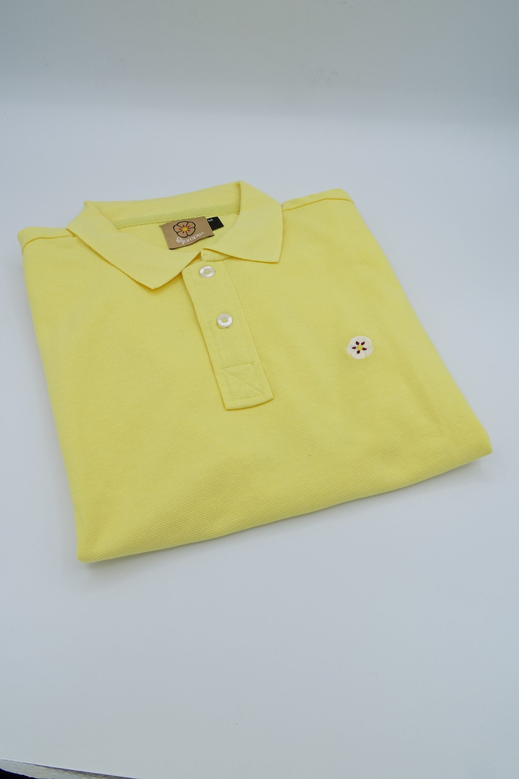 Polo de hombre Amarillo Pastel - Imagen 2