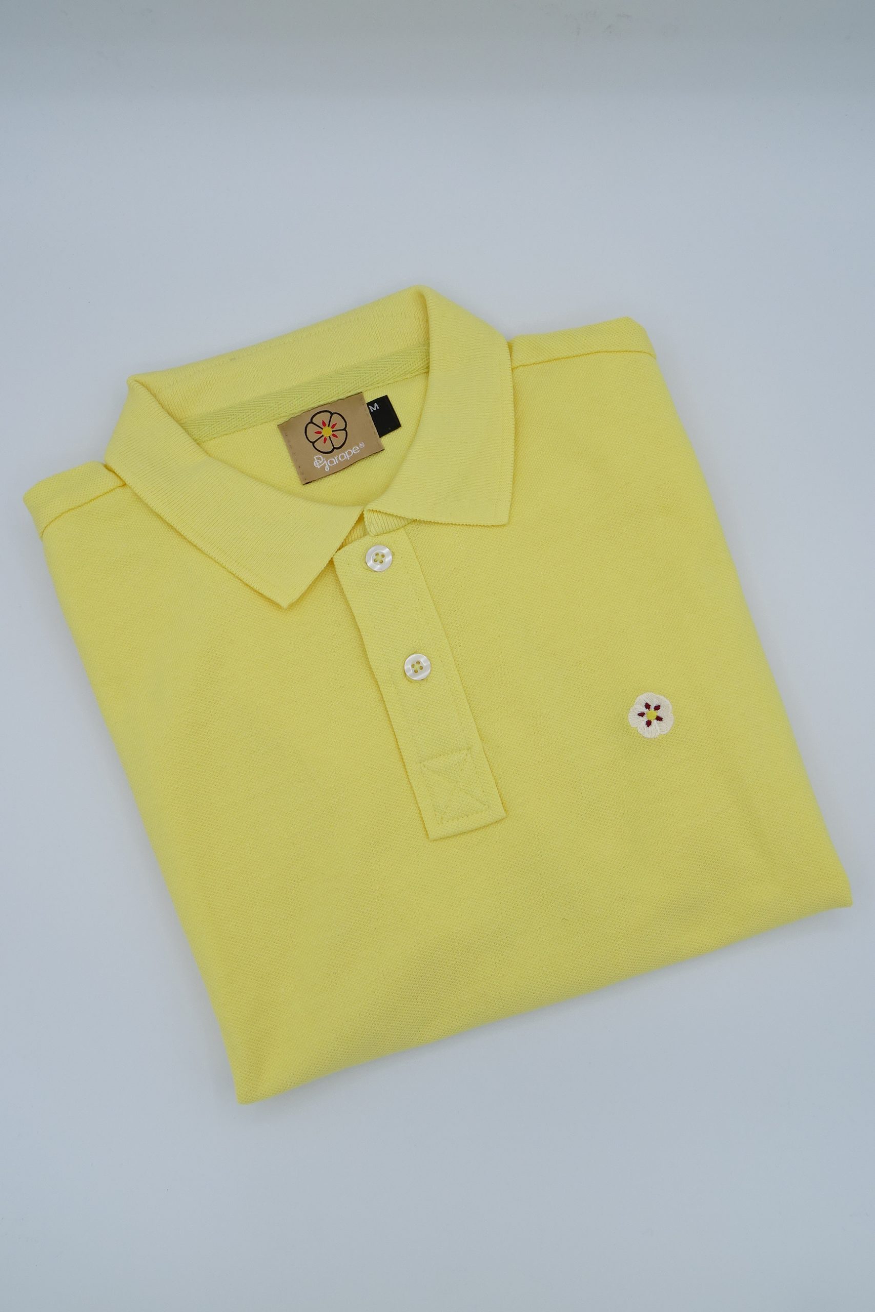 Polo de hombre Amarillo Pastel - Imagen 3