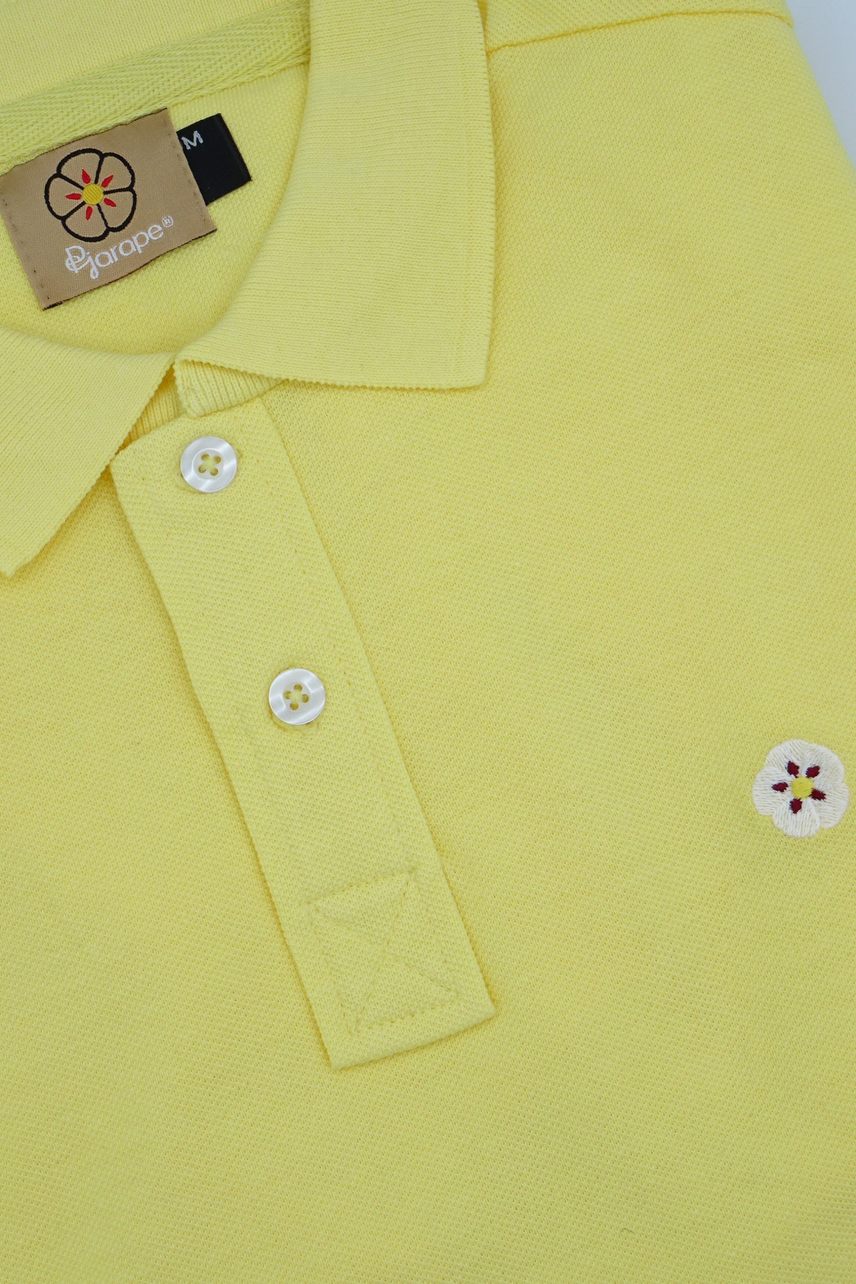 Polo de hombre Amarillo Pastel - Imagen 4