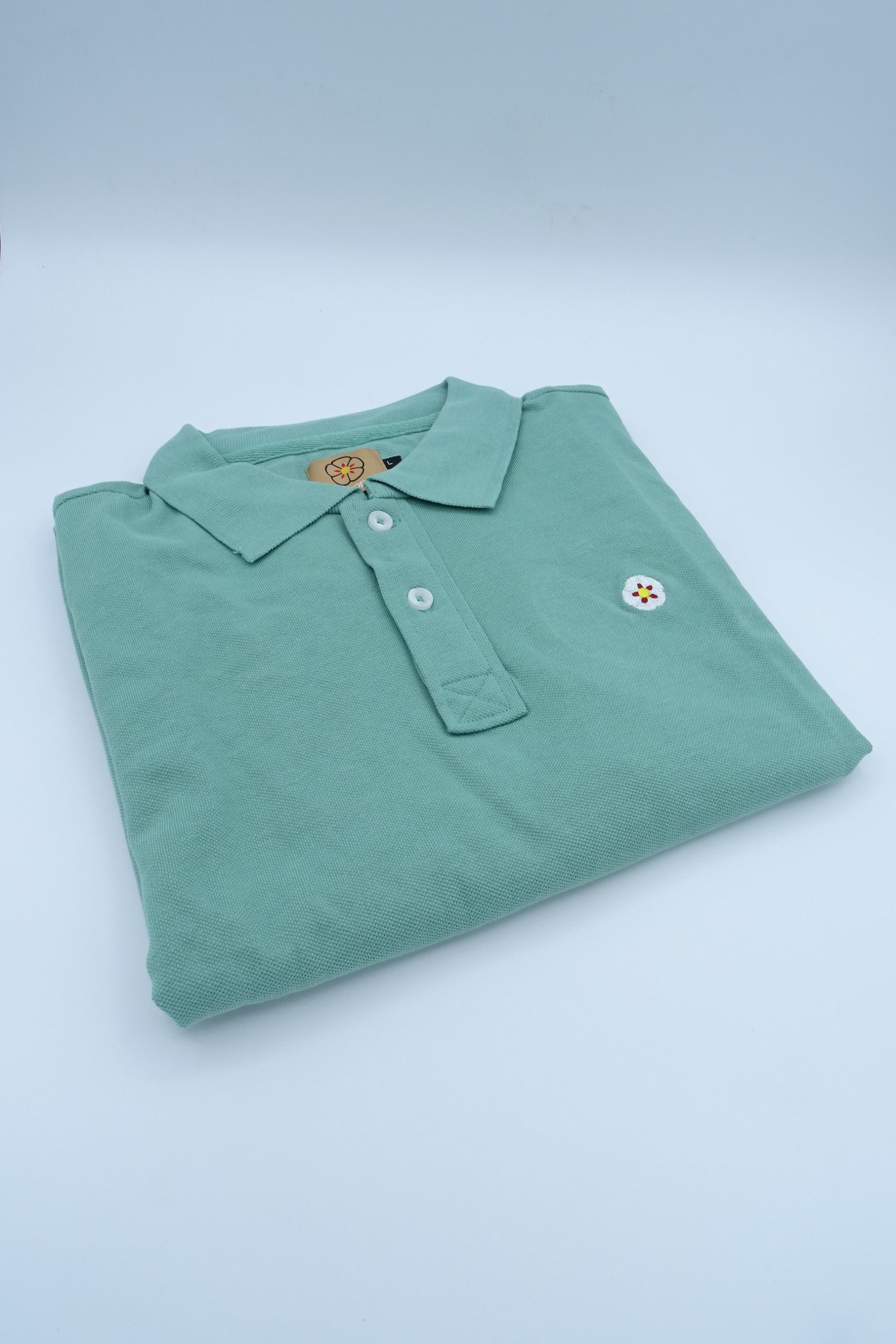 Polo de Hombre Verde Menta - Imagen 2
